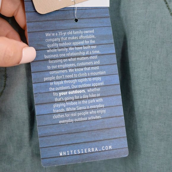 White Sierra Lahaina quick-dry hybrid outdoor shorts Sz L - Picture 6 of 8